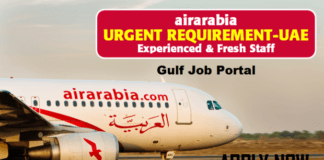 air arabia jobs 2018