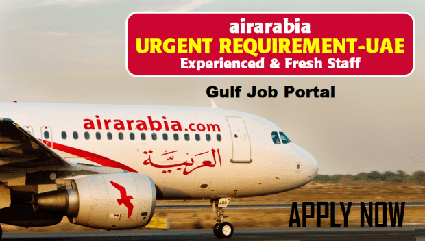 Air Arabia Careers Recruitment Jobs For Sharjah 2022
