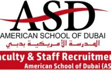 ASD American School of Dubai Jobs & Careers UAE 2026