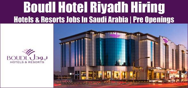 Boudl Hotels and Resorts Jobs in Saudi Arabia 2023