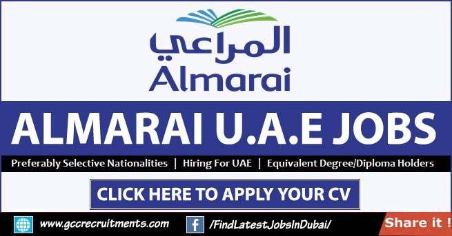Almarai Careers 2021 & Jobs in Dubai & UAE
