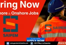 Saipem Careers 2026: Job Openings Worldwide