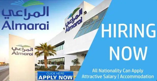 Almarai Careers Jobs in Saudi Arabia 2023