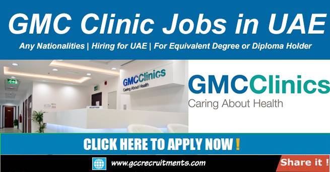 GMC Clinics Jobs in Dubai & Abu Dhabi Careers | GMC Healthcare LLC