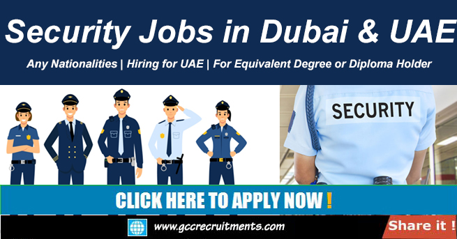 Security Jobs in Dubai