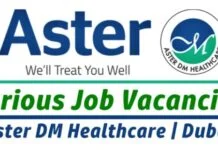 Aster Hospital Jobs Dubai & Abu Dhabi 2026: Aster DM Healthcare Careers