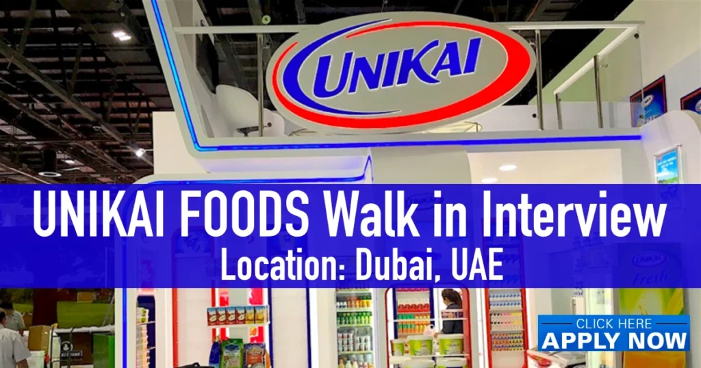 UNIKAI Careers 2023 Job Openings in Dubai & UAE