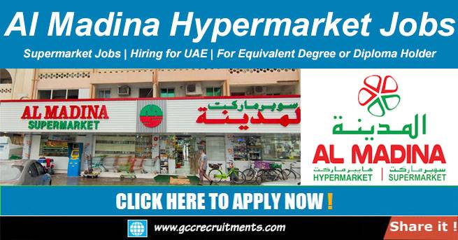 Al Madina Hypermarket Careers in Dubai