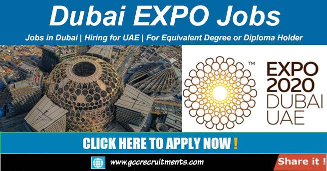 Dubai Expo 2020 Careers in UAE Latest Job Openings