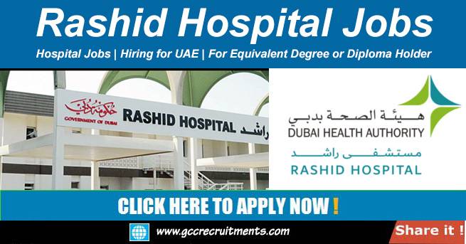 Rashid Hospital Careers in Dubai