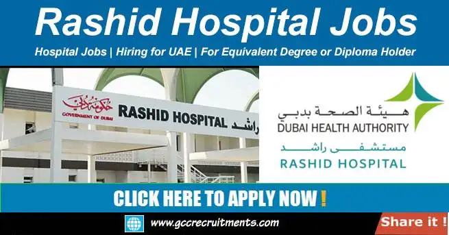 Rashid Hospital Careers in Dubai UAE Jobs Vacancies