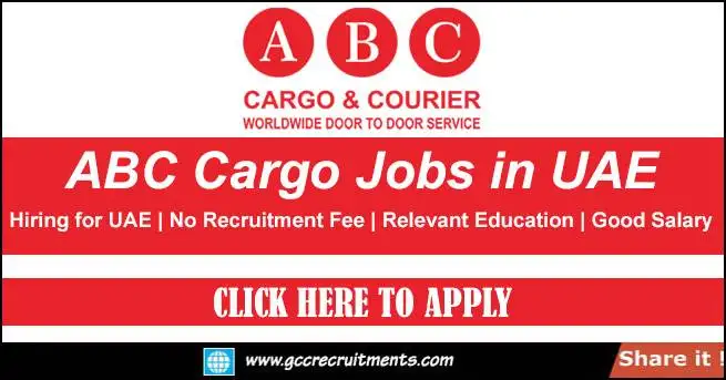 ABC Cargo & Courier UAE Job Vacancies 2023