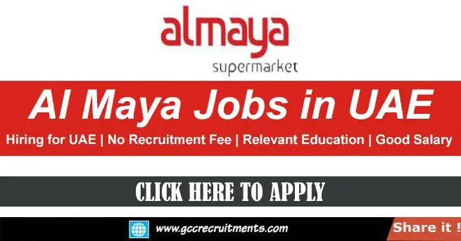 Al Maya Supermarket Jobs In Dubai Retails Jobs UAE 2023