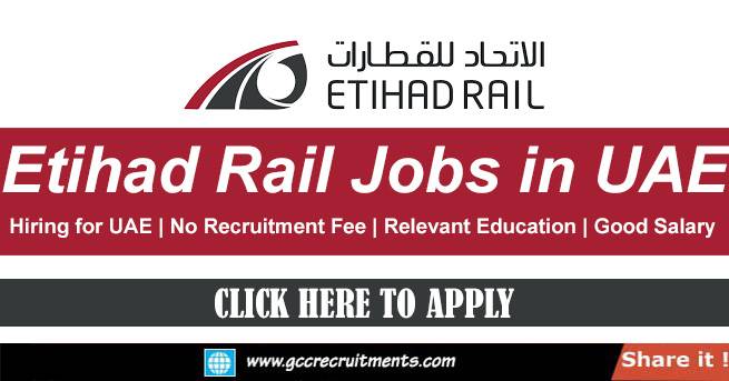 Etihad Rail Careers in Abu Dhabi 2023 Abu Dhabi Rail Jobs