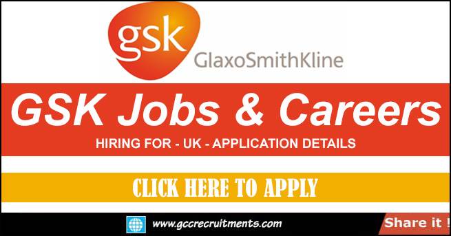 GSK Jobs 2023 Vacancies in Dubai UAE Apply Now