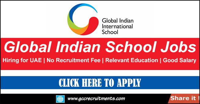 Global Indian International School Jobs in Dubai & Abu Dhabi
