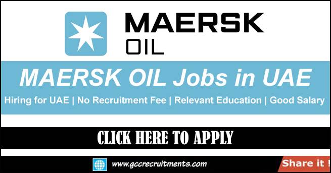 Maersk Careers in Dubai 2022 Oil Gas Jobs in UAE