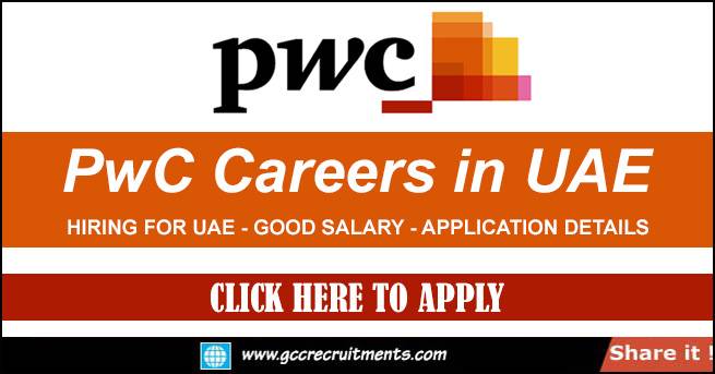 PWC Careers in Dubai