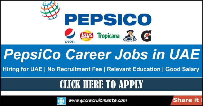 PepsiCo Careers in Dubai 2022 Job Vacancies UAE