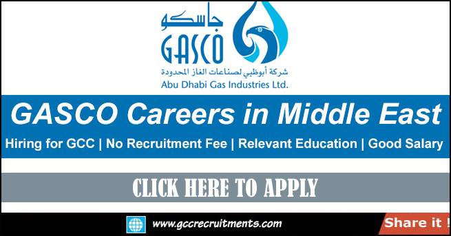 GASCO Careers 2022 Latest Job Vacancies