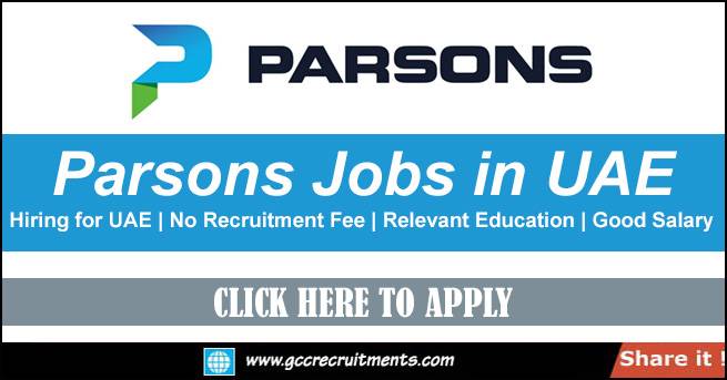 Parsons Careers in Dubai & Abu Dhabi UAE 2023