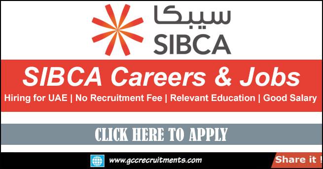 SIBCA Careers in Abu Dhabi UAE 2023 - Apply Now