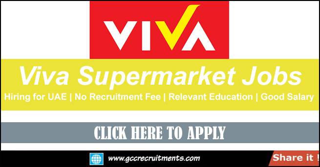 Viva Supermarket Job Vacancies in UAE 2023