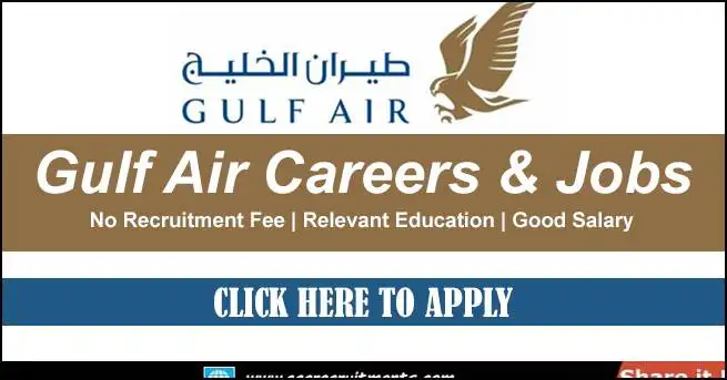 Gulf Air Careers 2022 | Jobs in Bahrain & Saudi Arabia
