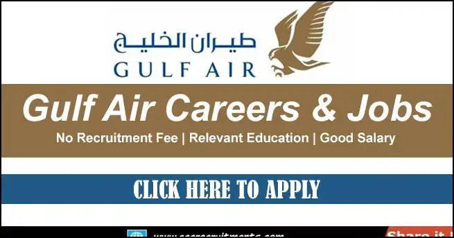 Gulf Air Careers 2023 | Jobs in Bahrain & Saudi Arabia