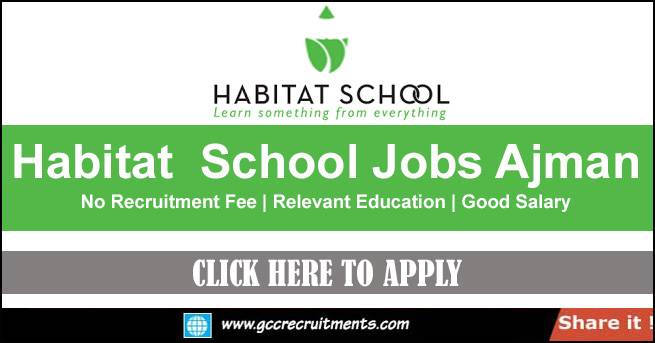Habitat School Jobs in Ajman Vacancies UAE 2023