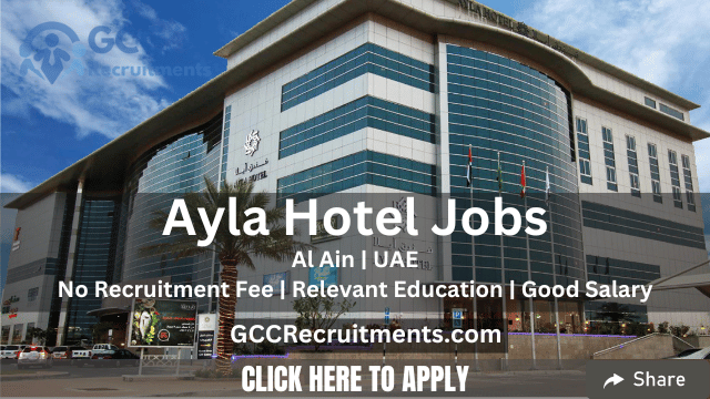 Ayla Hotel Careers in Al Ain