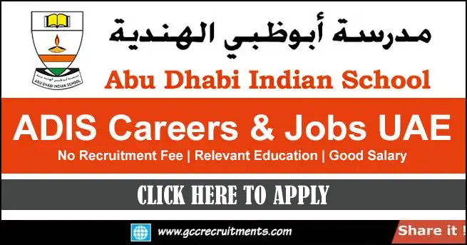 Abu Dhabi Indian School Careers 2023 Teaching Jobs UAE