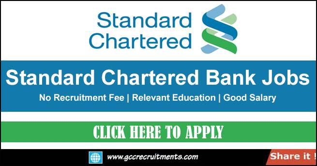 Standard Chartered Bank Jobs in Dubai UAE 2023