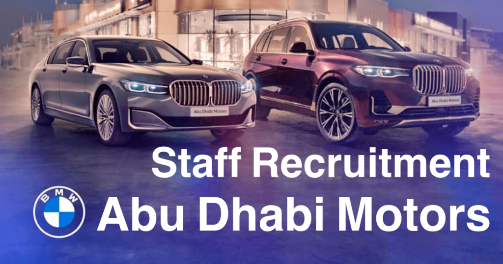 Abu Dhabi Motors (BMW) Jobs 2023 - Abu Dhabi Motors Careers