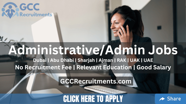 Administrative Assistant Jobs in Dubai