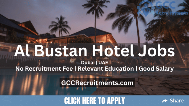 Al Bustan Hotel Jobs in Dubai