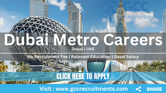 Serco Dubai Metro Jobs in Dubai New Vacancies 2023