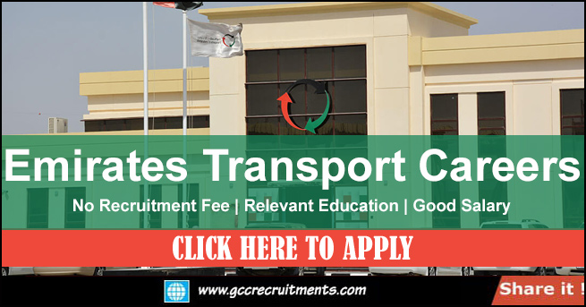 Emirates Transport Careers in Dubai Openings