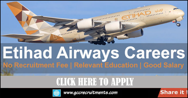 Etihad Airways Careers in UAE