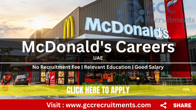 Mcdonalds Careers in Dubai UAE New Vacancies