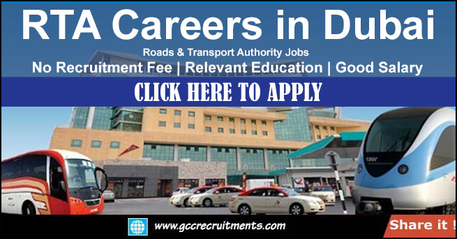 Dubai Roads & Transport Authority Careers in UAE