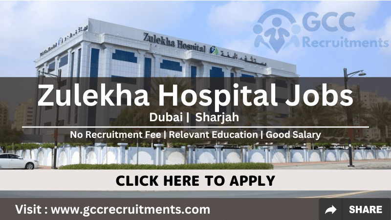 Zulekha Hospital Careers in Dubai & Sharjah