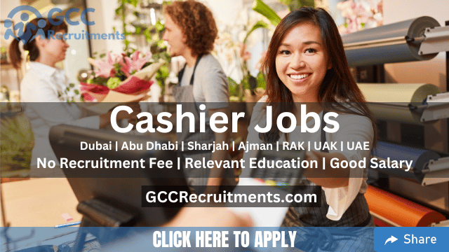 Cashier Jobs in Dubai, Abu Dhabi, Sharjah & Ajman