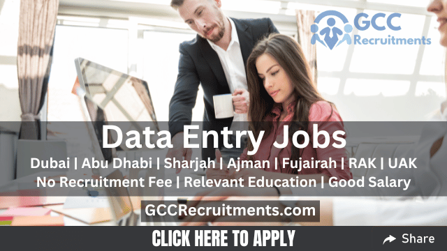 Data Entry Jobs in Dubai