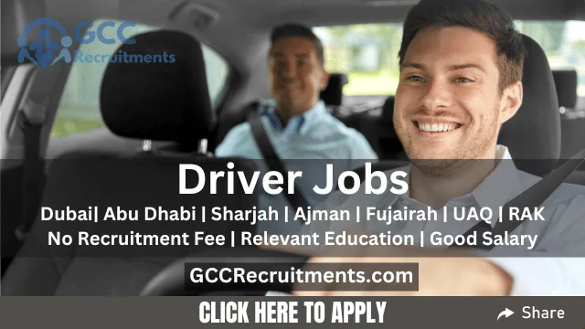 Driver Jobs in Dubai, Abu Dhabi, Sharjah and Around UAE