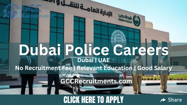 Dubai Police Careers 2023 Announced Government Job Openings