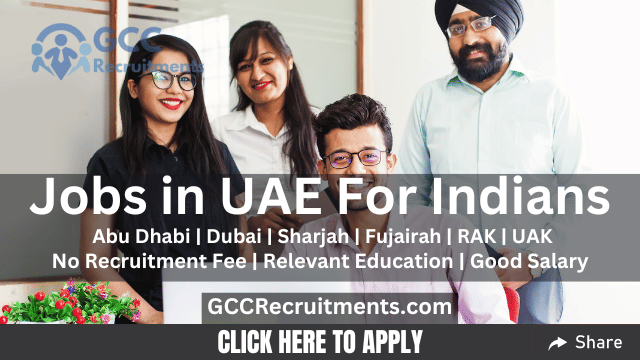 Jobs in Dubai for Indians