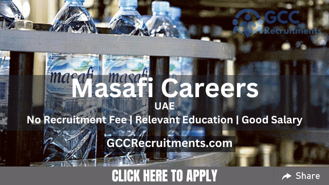 Masafi Water Careers in Dubai Jobs in UAE 2024