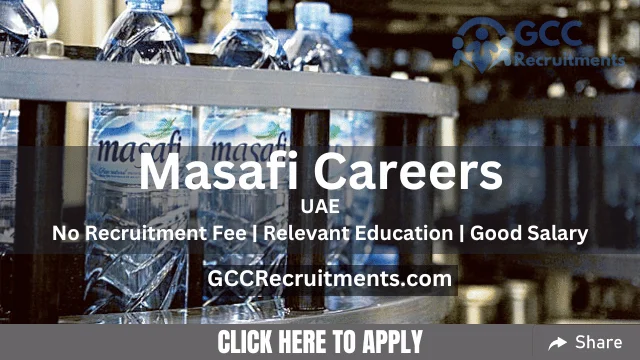 Masafi Water Careers in Dubai