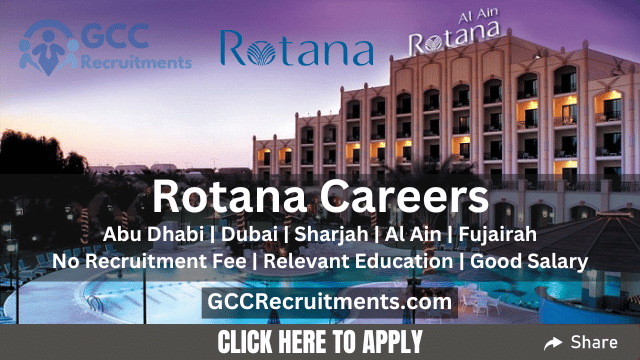 Rotana Hotel Careers 2023 Jobs in Dubai & Abu Dhabi